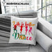 Tanzen Kissen mit Füllung 40x40 Geschenk für Tänzerin Life Is Better When You Dance (Grau) Blau Trendation