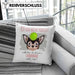 Chihuahua Besitzer Kissen mit Füllung 40x40 Geschenk Lustiger Spruch Geschenkidee Besitzerin Ich Bin Nicht toll Aber Mein Chihuahua Ist Es (Grau) Rosa Trendation