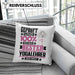 Yogalehrer Geschenk Lustiger Spruch für Yogalehrer Geschenkidee Bester Yogalehrer Der WeltKissen mit Füllung 40x40 (Grau) Rosa Trendation