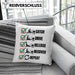 Rudern Kissen mit Füllung 40x40 Geschenk Ruderer Rudergerät Catch Drive Release Recover Repeat Ruder-Verein Geschenkidee (Grau) Grün Trendation