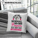 Pinguin Geschenk Kissen mit Füllung 40x40 Kinder Liebe Spruch Kollegin Freundin Pinguin Liebhaber Lustig (Grau) Blau Trendation