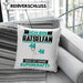 Rätselfan Kissen mit Füllung 40x40 Geschenk für Rätselfan Geburtstag Lustiger Spruch Was Ist Deine Superkraft (Grau) Blau Trendation