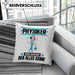 Physiker Kissen mit Füllung 40x40 Geschenk für Physiker Der Mann Der Alles Kann Geschenkidee zum Geburtstag (Grau) Grün Trendation