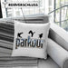 Kissen mit Füllung 40x40 für Parkour Fans Geschenk für Urbanen Sports Sportler Freerunning (Grau) Blau Trendation