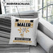 Maler Kissen mit Füllung 40x40 Geschenk für Maler Geburtstag Lustiger Spruch Was Ist Deine Superkraft (Grau) Blau Trendation