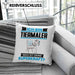 Tiermaler Kissen mit Füllung 40x40 Geschenk für Tiermaler Geburtstag Lustiger Spruch Was Ist Deine Superkraft (Grau) Blau Trendation