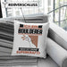 Boulderer Kissen mit Füllung 40x40 Geschenk für Boulderer Geburtstag Lustiger Spruch Was Ist Deine Superkraft (Grau) Blau Trendation