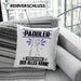 Paddler Kissen mit Füllung 40x40 Geschenk für Paddler Der Mann Der Alles Kann Geschenkidee zum Geburtstag (Grau) Blau Trendation