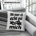 Lustige Kissen mit Füllung 40x40 Mit Spruch Ihr Habt Es Gut Ihr Habt Ja Mich Sprüche Geschenkidee Kollege (Grau) Blau Trendation