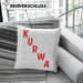 Kurwa Kissen mit Füllung 40x40 Polen Polska (Grau) Rosa Trendation