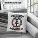 DDR Mann Kissen mit Füllung 40x40 Geschenk Unterschätze Niemals Einen Alten Mann Der In Der DDR AufgewachsenIst (Grau) Blau Trendation