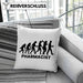 Apotheker Kissen mit Füllung 40x40 Geschenk Apothekerin Geschenkidee Evolution (Grau) Grün Trendation