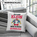 Klein Aber Sch Gefährlich Lustige Einhorn Kissen mit Füllung 40x40 mit Spruch Geschenkidee Einhornfans (Grau) Rosa Trendation
