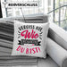 Vergiss Nie Wie Großartig Du Bist Kissen mit Füllung 40x40 Geschenk Liebste Person Beste Freundin Geschenkidee (Grau) Blau Trendation