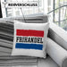 Frikandel Kissen mit Füllung 40x40 Geschenk Holländer Geschenkidee Holland Flagge Holland Urlaub Liebhaber (Grau) Rosa Trendation