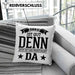 Praktikant Kissen mit Füllung 40x40 Geschenk Lustiger Spruch Alles Gut Denn Jetzt Ist Der Praktikant Da (Grau) Blau Trendation