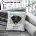 Labrador Besitzer Kissen mit Füllung 40x40 Geschenk Lustiger Spruch Geschenkidee Besitzerin Ich Bin Nicht toll Aber Mein Labrador Ist Es (Grau) Blau Trendation