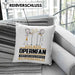 Opernfan Geschenk Kissen mit Füllung 40x40 Ich Bin Opernfan Aber Sag Doch Einfach Superheld Lustige Geschenkdiee für Opernfan (Grau) Blau Trendation
