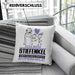 Stiefenkel Geschenk Kissen mit Füllung 40x40 Ich Bin Stiefenkel Aber Sag Doch Einfach Superheld Lustige Geschenkdiee für Stiefenkel (Grau) Blau Trendation
