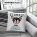 Chihuahua Besitzer Kissen mit Füllung 40x40 Geschenk Lustiger Spruch Geschenkidee Ich Kann Nicht Mein Chihuahua Hat Nein Gesagt (Grau) Blau Trendation