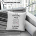 Versicherungsmakler Kissen mit Füllung 40x40 Geschenk Lustiger Spruch Ich Finde Immer Eine Lösung Kaffee (Grau) Blau Trendation