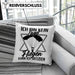 Gleitschirm-Flieger Kissen mit Füllung 40x40 Geschenk Gleitschirmflieger Geschenkidee Fallschirm Paraglider Ich Bin Kein Engel Aber Fliegen Kann Ich Trotzdem (Grau) Grün Trendation