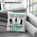 Lustige Line Dance Kissen mit Füllung 40x40 - Tolles Geschenk für Line Dance Enthusiasten (Grau) Grau Trendation