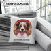 Australian Shepherd Besitzer Kissen mit Füllung 40x40 Geschenk Lustiger Spruch Geschenkidee Australian Shepherd Mama Papa (Grau) Grün Trendation