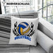 Volleyball-Kissen mit Füllung 40x40 Geschenk für Volleyball-Spieler Geschenkidee (Grau) Rosa Trendation