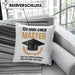 Master Prüfung Kissen mit Füllung 40x40 bestanden Geschenk Abschluss Masterarbeit Exam Prüfung Graduation (Grau) Grau Trendation