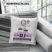 DJ Geschenk Kissen mit Füllung 40x40 Ich Bin DJ Aber Sag Doch Einfach Superheld Lustige Geschenkdiee für DJ (Grau) Blau Trendation
