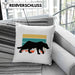 Gepard Kissen mit Füllung 40x40 Geschenk Retro (Grau) Rosa Trendation