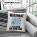 Meeresbiologe Kissen mit Füllung 40x40 Geschenk für Meeresbiologe Der Mann Der Alles Kann Geschenkidee zum Geburtstag (Grau) Blau Trendation