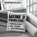 Meine 3 Probleme Kissen mit Füllung 40x40 Vergesslichkeit Männer Geschenkidee Ehemann Spruch (Grau) Rosa Trendation