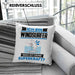 Windsurfer Kissen mit Füllung 40x40 Geschenk für Windsurfer Geburtstag Lustiger Spruch Was Ist Deine Superkraft (Grau) Blau Trendation