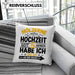 Hölzerne Hochzeit Kissen mit Füllung 40x40 Geschenk Ehemann Ehefrau Partner Seit 5 Jahren Habe Ich Die Da An Der Backe (Grau) Grün Trendation