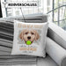 Golden Retriever Besitzer Kissen mit Füllung 40x40 Geschenk Lustiger Spruch Geschenkidee Besitzerin Ich Bin Nicht toll Aber Mein Golden Retriever Ist Es (Grau) Blau Trendation