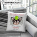 Chihuahua Besitzer Kissen mit Füllung 40x40 Geschenk Lustiger Spruch Geschenkidee Besitzerin Ich Bin Nicht toll Aber Mein Chihuahua Ist Es (Grau) Blau Trendation