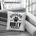 Hunde Kissen mit Füllung 40x40 Geschenk für stolze Bully-Mamas Bully Hunde Geschenkidee (Grau) Rosa Trendation