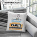 Kanute Geschenk Kissen mit Füllung 40x40 Ich Bin Kanute Aber Sag Doch Einfach Superheld Lustige Geschenkdiee für Kanute (Grau) Blau Trendation