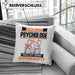 Psychologe Kissen mit Füllung 40x40 Geschenk für Psychologe Geburtstag Lustiger Spruch Was Ist Deine Superkraft (Grau) Grau Trendation