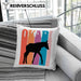 Lustige Okapi Kissen mit Füllung 40x40 Geschenk für Okapi Liebhaber Grafik (Grau) Grün Trendation