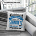 Steinmetz Kissen mit Füllung 40x40 Geschenk Spruch Geschenkidee Spruch Niemand Ist toll (Grau) Grün Trendation