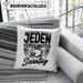American Football Kissen mit Füllung 40x40 Geschenk Jeden verdammten Sonntag American Football-Spieler Geschenkidee (Grau) Grau Trendation