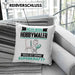 Hobbymaler Kissen mit Füllung 40x40 Geschenk für Hobbymaler Geburtstag Lustiger Spruch Was Ist Deine Superkraft (Grau) Blau Trendation