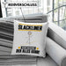 Slackliner Kissen mit Füllung 40x40 Geschenk für Slackliner Der Mann Der Alles Kann Geschenkidee zum Geburtstag (Grau) Blau Trendation