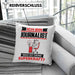 Journalist Kissen mit Füllung 40x40 Geschenk für Journalist Geburtstag Lustiger Spruch Was Ist Deine Superkraft (Grau) Blau Trendation