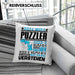 Puzzler Geschenk Kaffee-Kissen mit Füllung 40x40 Geschenkidee für Puzzler Ich Bin Puzzler Ich Kann Es Dir Erklären Jedoch Nicht Für Dich Verstehen Spruch Lustig (Grau) Rosa Trendation