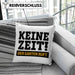 Keine Zeit Kissen mit Füllung 40x40 mit Spruch Garten Hobbygärtner Geschenk Lustig Gärtnerin Geschenkidee Gärtner (Grau) Rosa Trendation