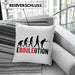 Boule Kissen mit Füllung 40x40 Geschenk Ebouleution Pétanque Boule-Spieler Geschenkidee Spruch (Grau) Grün Trendation